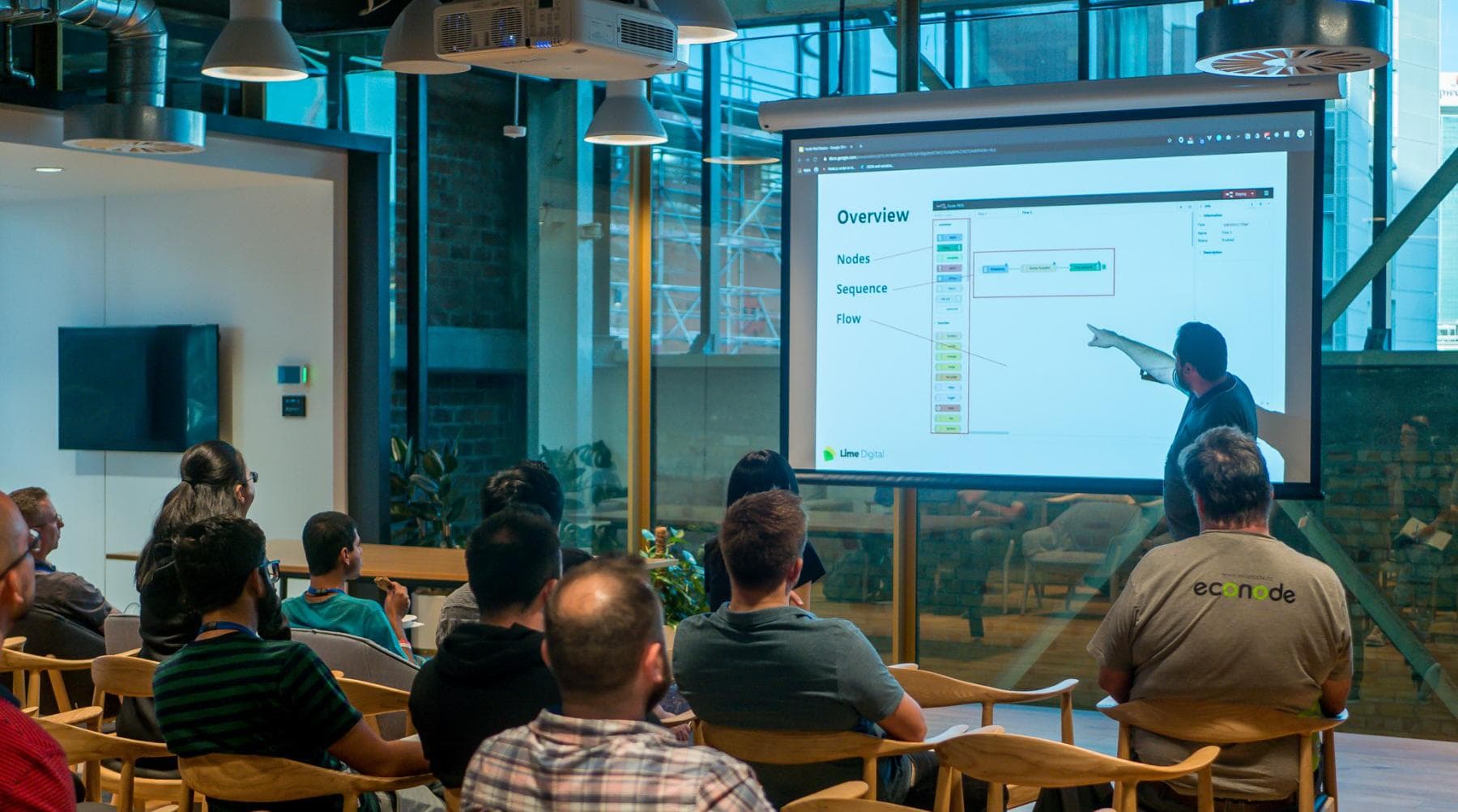 Jarrod presenting at Amazon Auckland, NZ